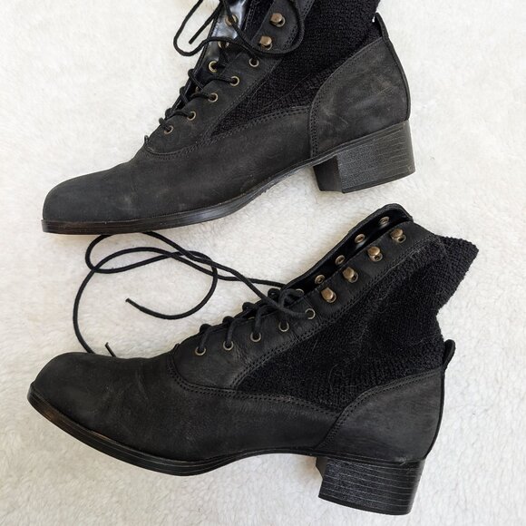 Mootsies Tootsies Shoes - Black Witchy Boots - Women's Size 9